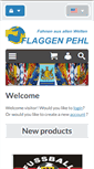 Mobile Screenshot of flaggen-pehl.de